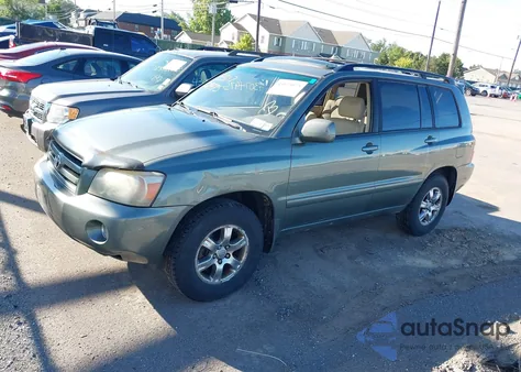 2007 Toyota Highlander V6 from USA, damaged, VIN JTEEP21A370228875